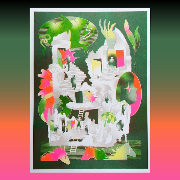 Poster riso dragon histoires