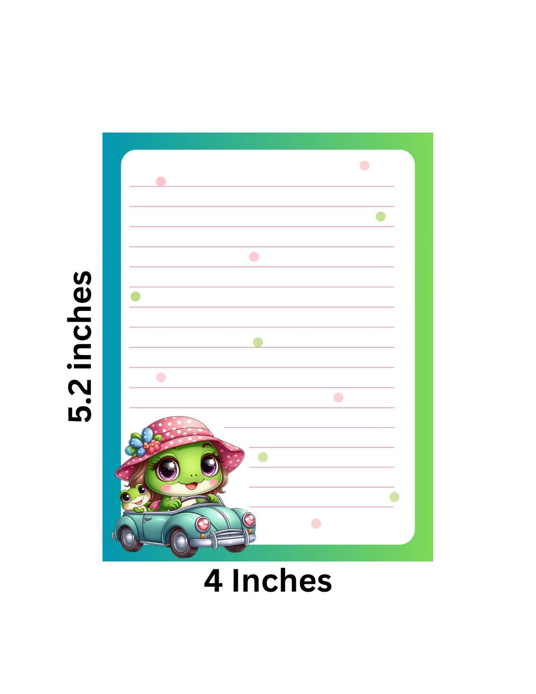 Frog Notes.pdf Frog Notes, Frog Notepad, Notebook, Printable Dog Paper, PDF, Super ...