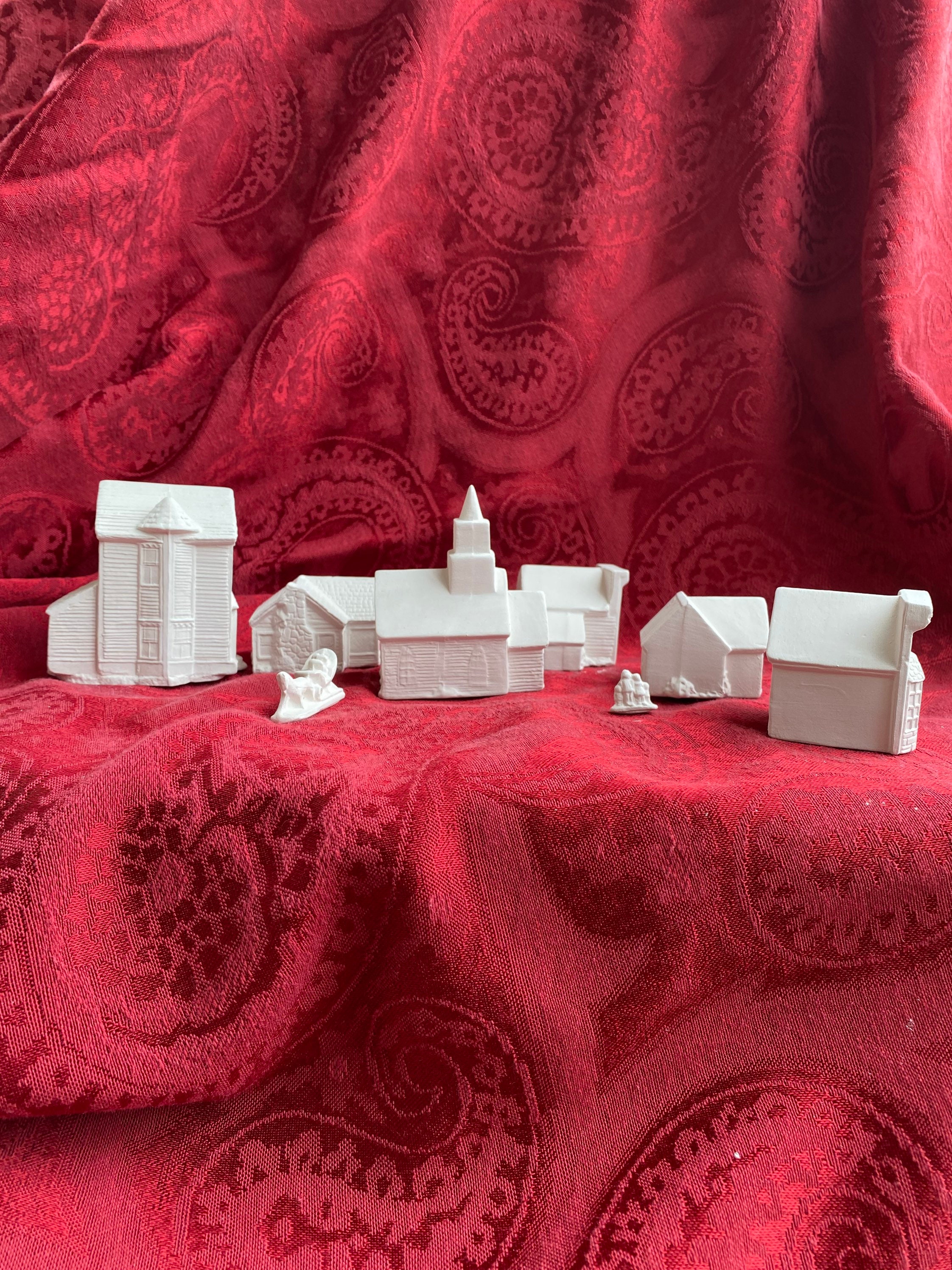 Ready to paint Mini Village bisque Etsy