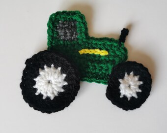 Crochet Pattern Farm Truck Applique Patch US Version Instant PDF ...