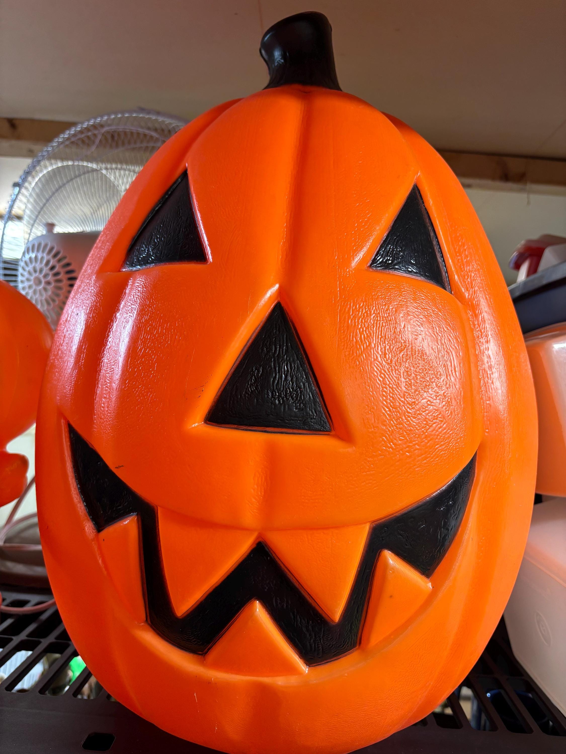 Vintage Blowmold Pumpkins - Etsy