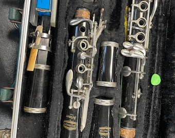 Vintage Paul Dupre Paris France Clarinet in Case OLD Etsy