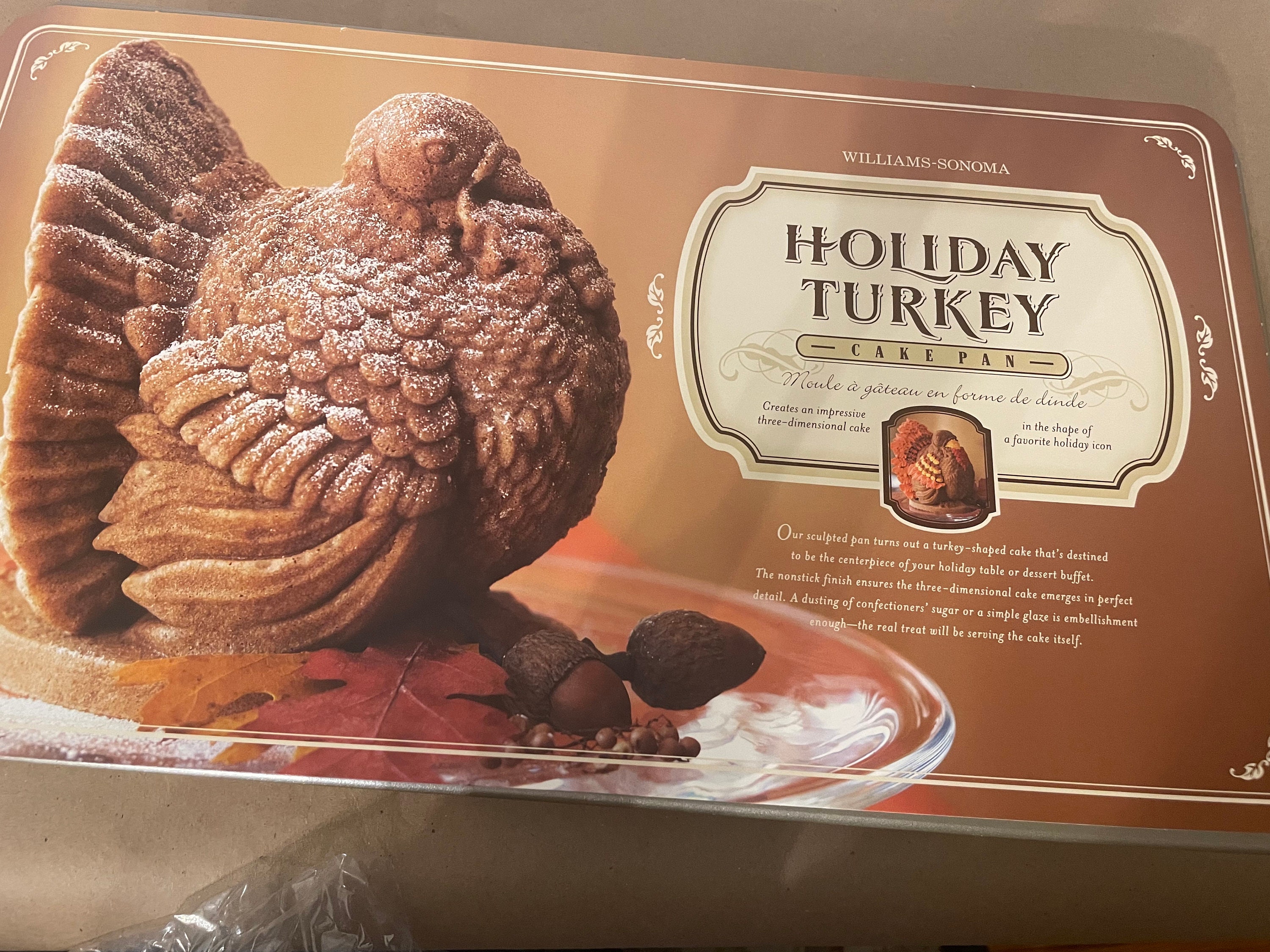 Holiday Turkey cake pan