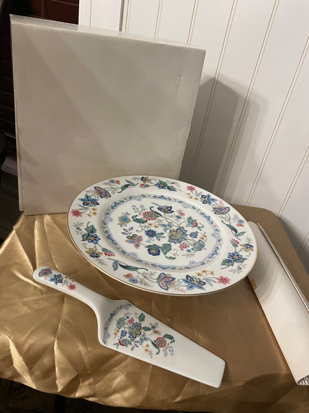 Andrea by Sadek Cake Stand and Server Etsy