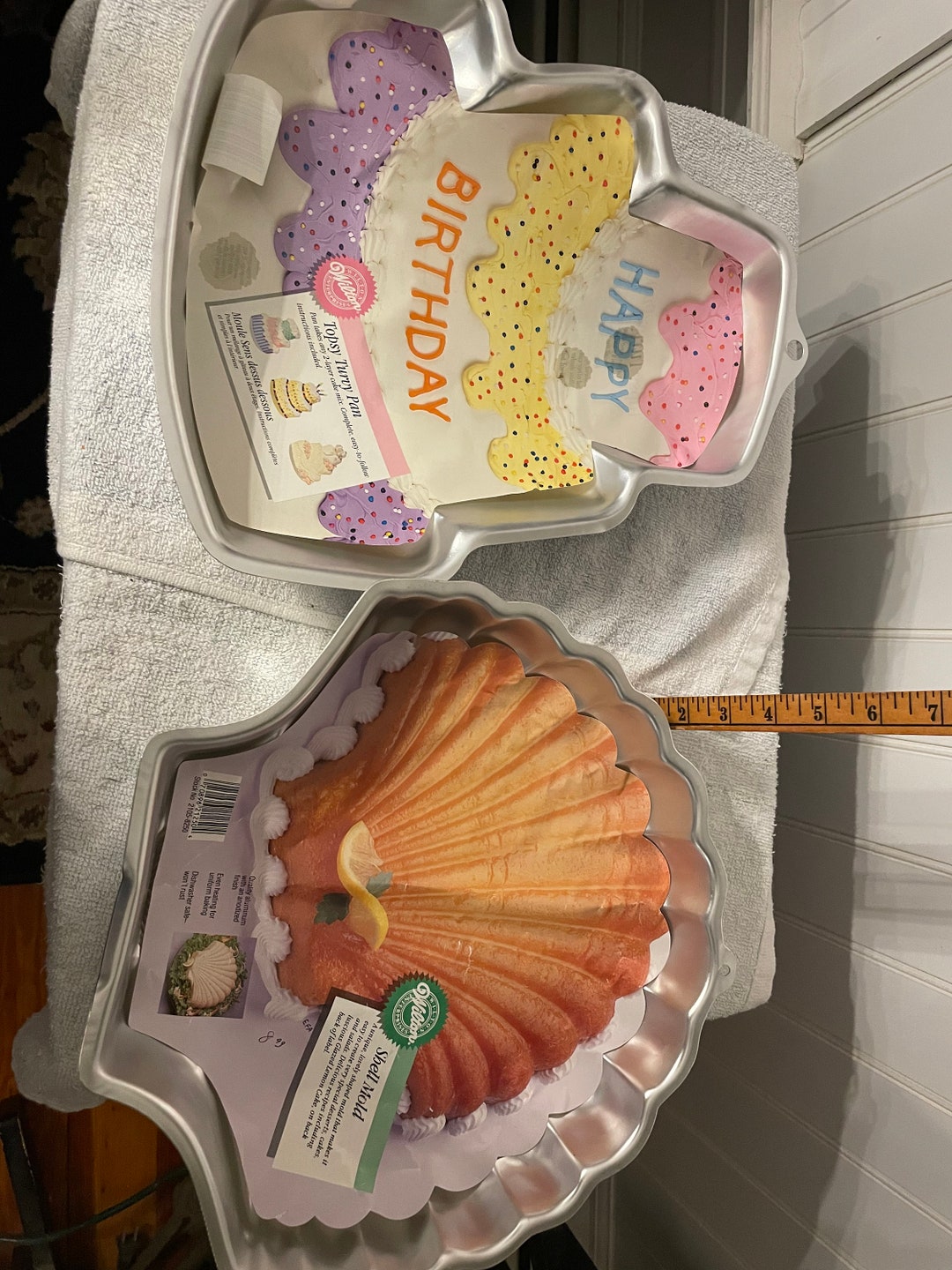 Set of 3 Different Wilton Cake Pans Etsy