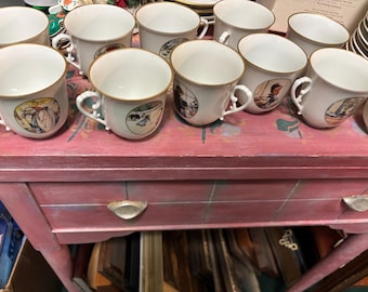 Set of 11 Bing& Grondahl Carl Larsson series Teacups and Saucers