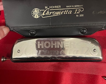 M. Hohner Chrometta 12 Harmonica