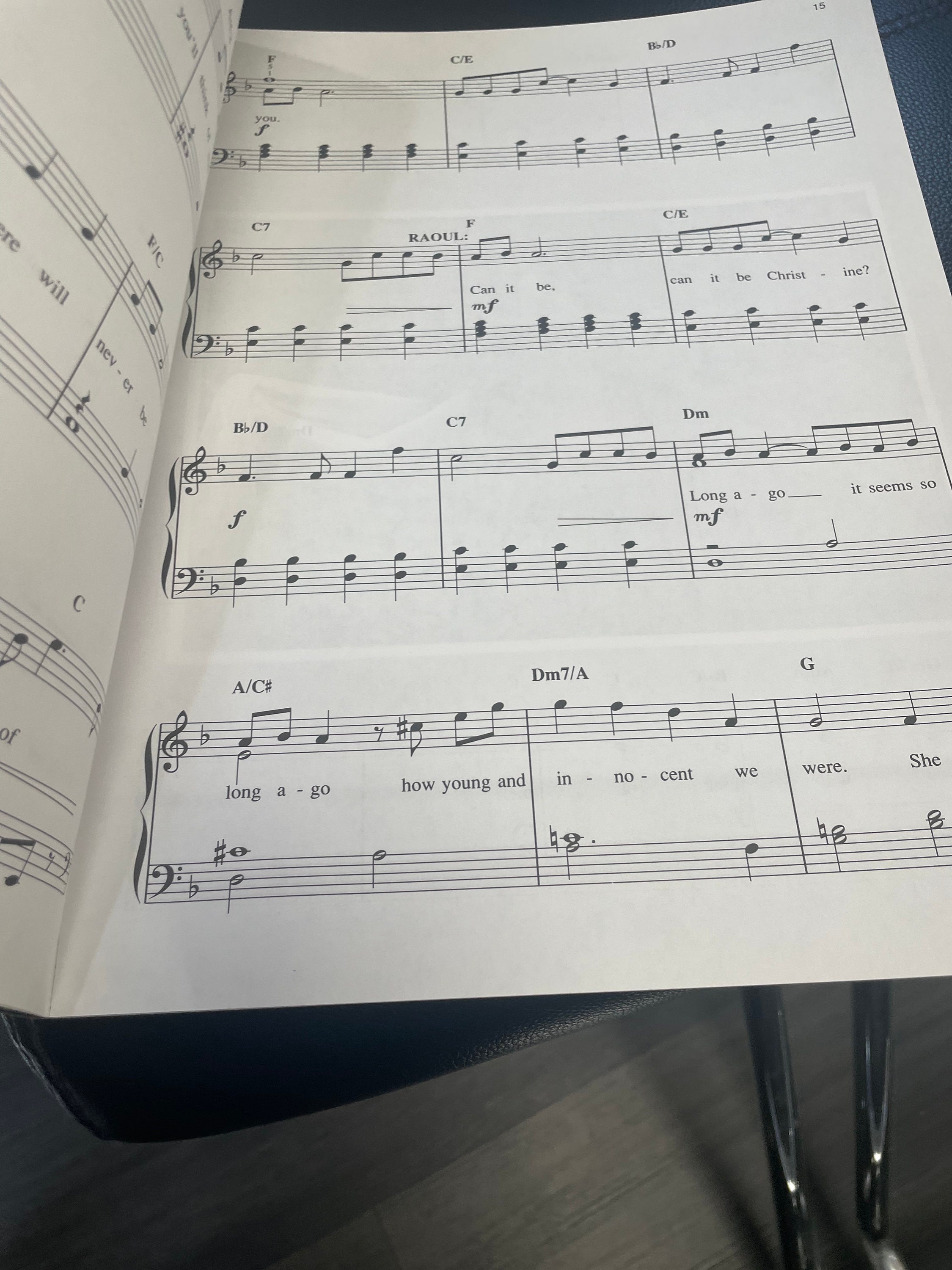 The Phantom of the Opera Easy Piano Book - Etsy