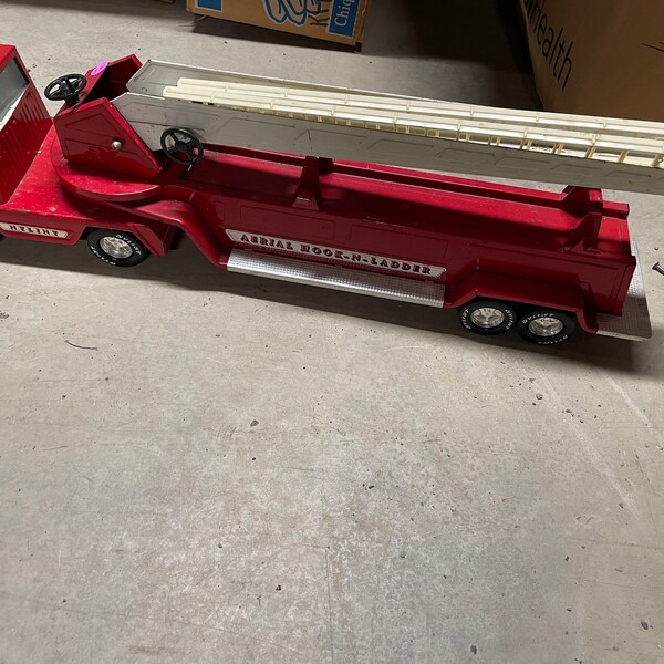 Vintage toy fire truck