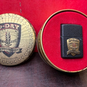 D DAY Zippo Lighter 50th - Etsy