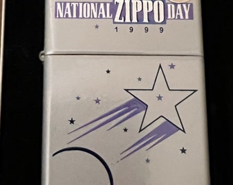 1999 Zippo Titanium Millennium Edition One World One Future New