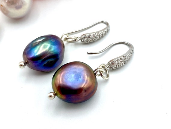 Orecchini Miluna Pendenti Con Topazio Naturale In Oro Bianco ERD2487X - Foto 12