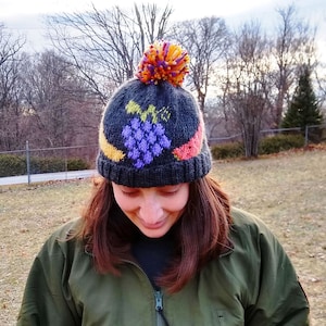 Fruity Patootie: Hat Pattern for Knitting – PDF Instructions