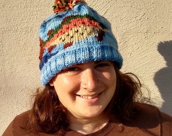 Go Fish: Hat Pattern for Knitting – PDF Instructions