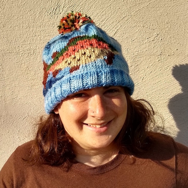 Go Fish: Hat Pattern for Knitting – PDF Instructions