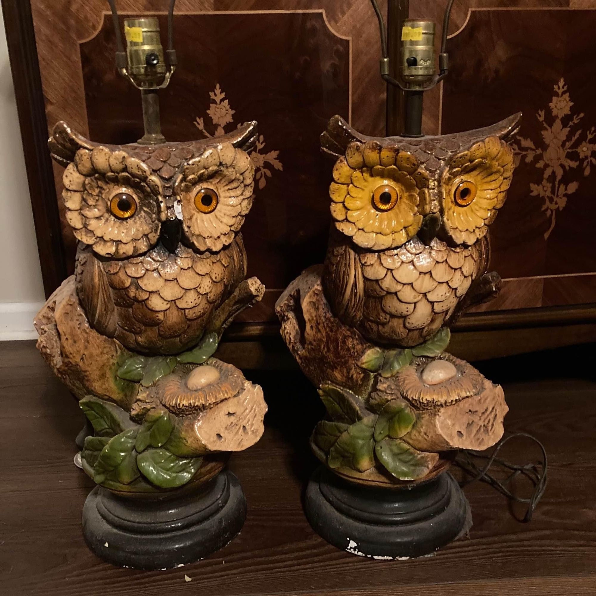 Retro Owl Lamps Etsy Australia