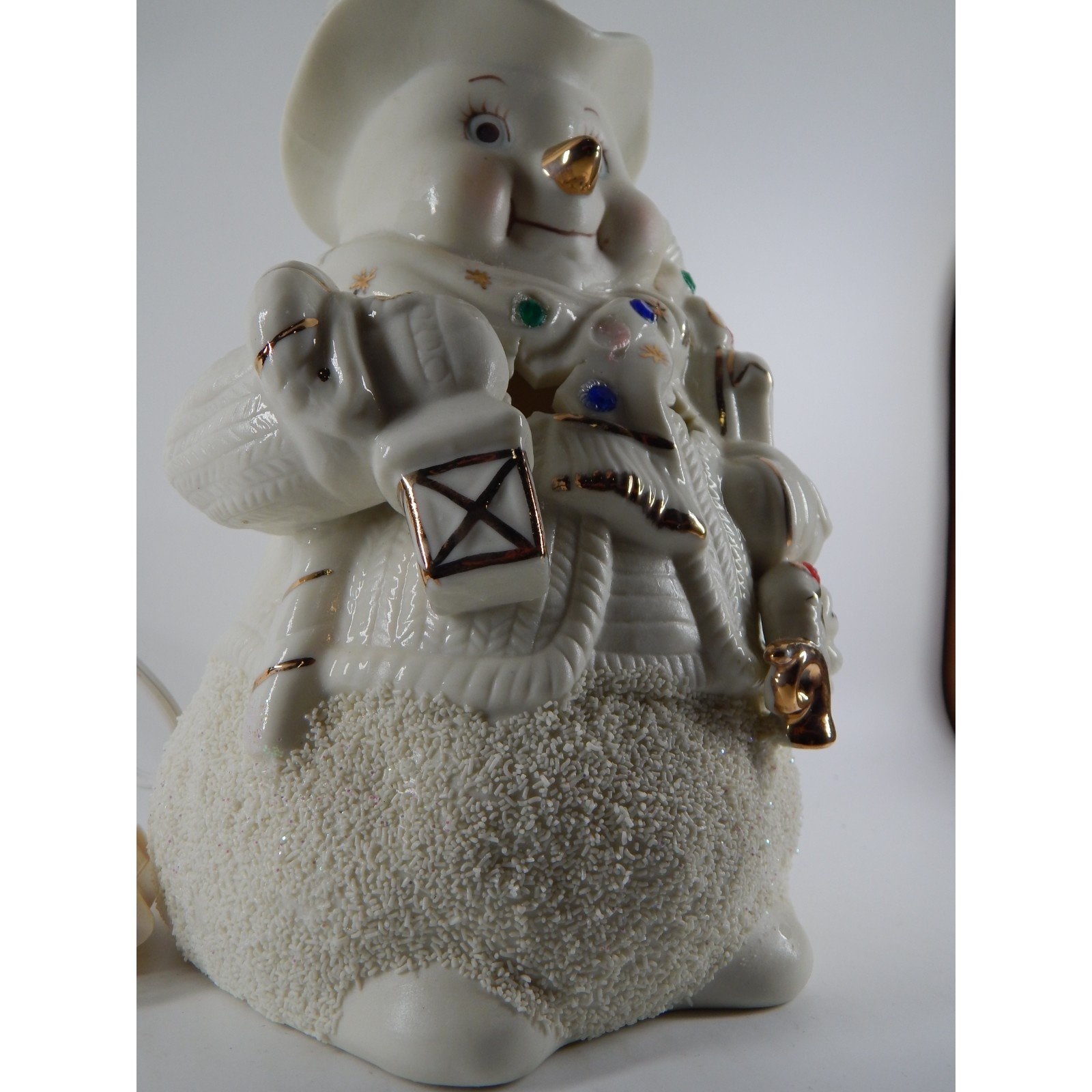 Kirklands's Classic Holiday Traditions Snowman Light up Figurine Etsy