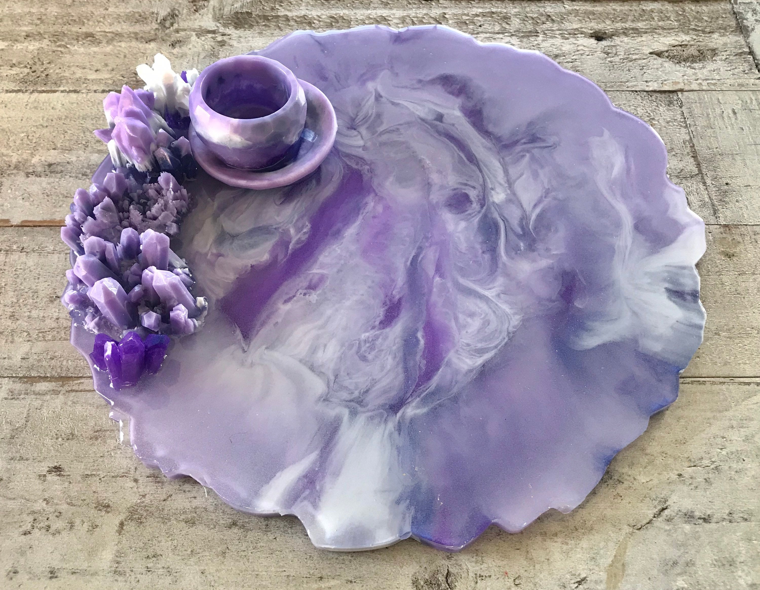 Purple Lavender Vanity Tray makeup tray jewelry tray gift Etsy