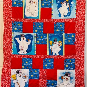 Frosty the Snowman quilt, Christmas quilt