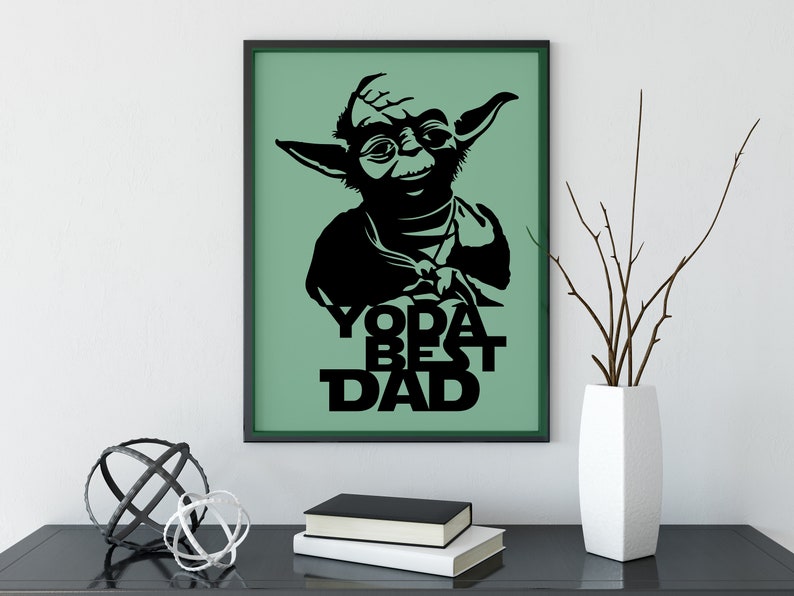 Download Star Wars Yoda Best Dad .SVG Digital File Download | Etsy