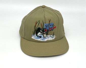 BASS fishing embroidered fish vintage HAT CAP