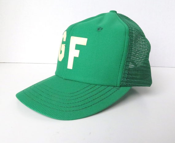 GF kelly green VINTAGE ball cap HAT - image 2