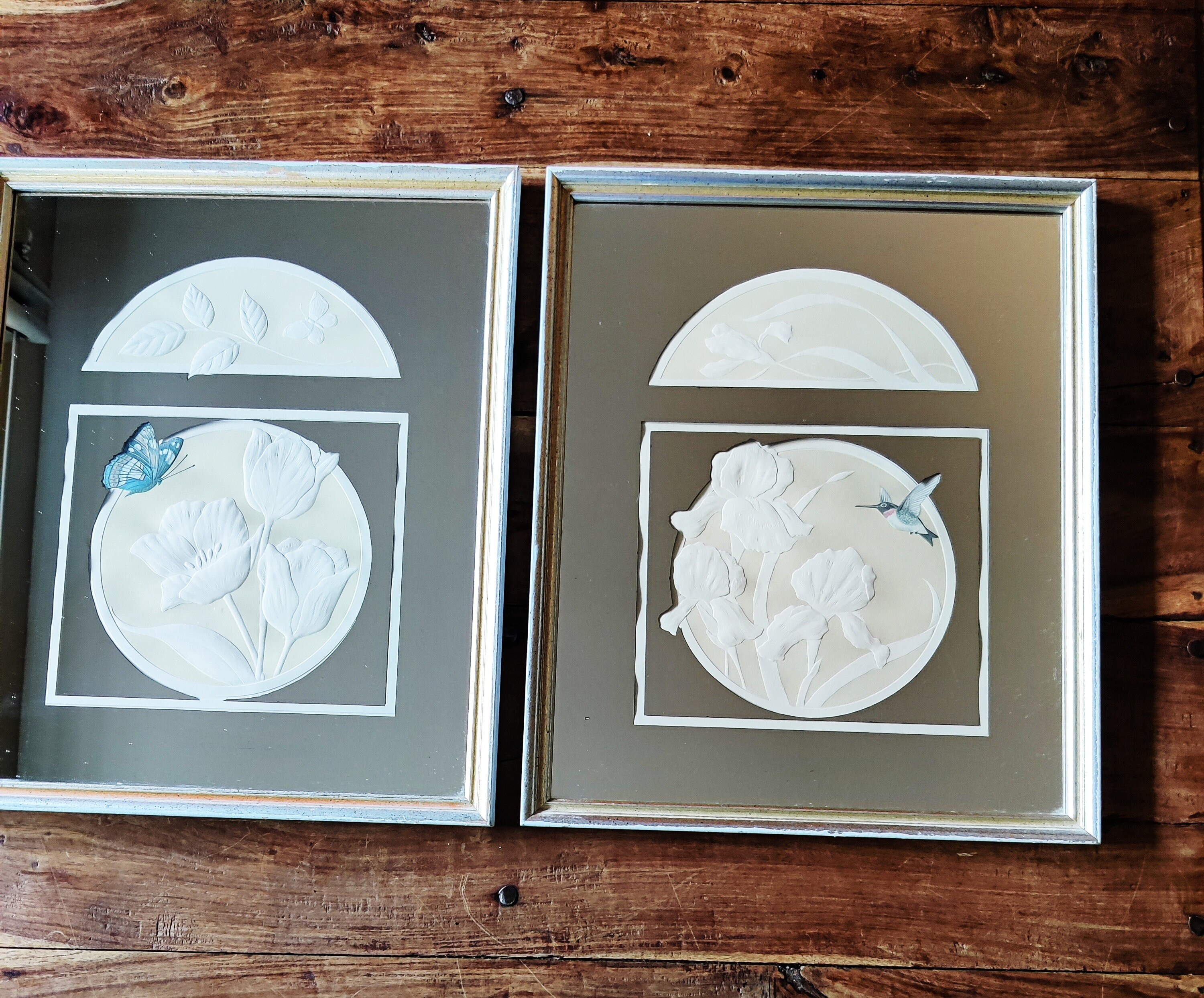 Vintage Intaglio Print Mirrors by Cape Craftsmen Inc North Etsy