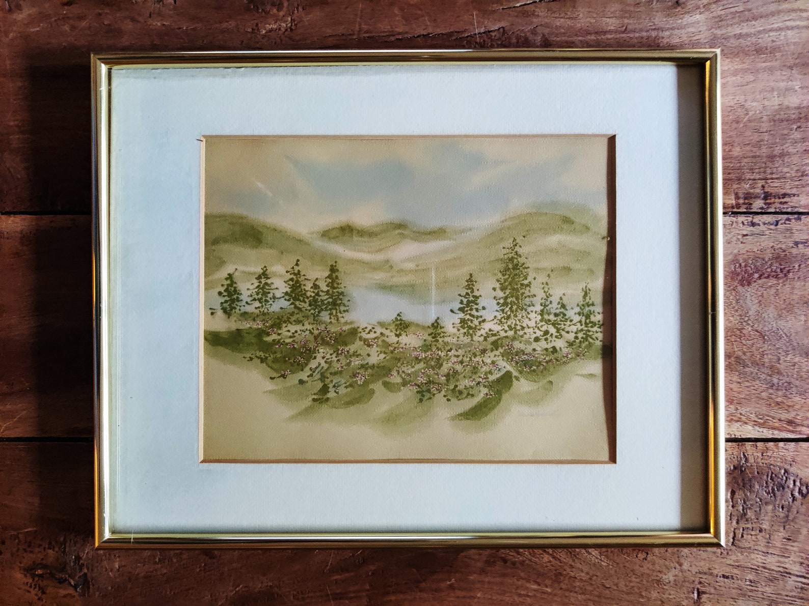 Davis Carroll Watercolor Original Art Landscape Paintings Etsy