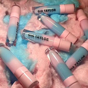 Cotton Candy Gloss | Milk Gloss | Carnival Lipgloss | Clear Gloss | Vegan and Cruelty-Free Lipgloss | moisturizing and non sticky lipgloss