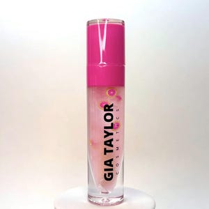 Raspberry Lemonade Gloss | Pink Lemonade lip gloss| Vegan and Cruelty-Free lipgloss | Clear lipgloss gloss | Gift idea