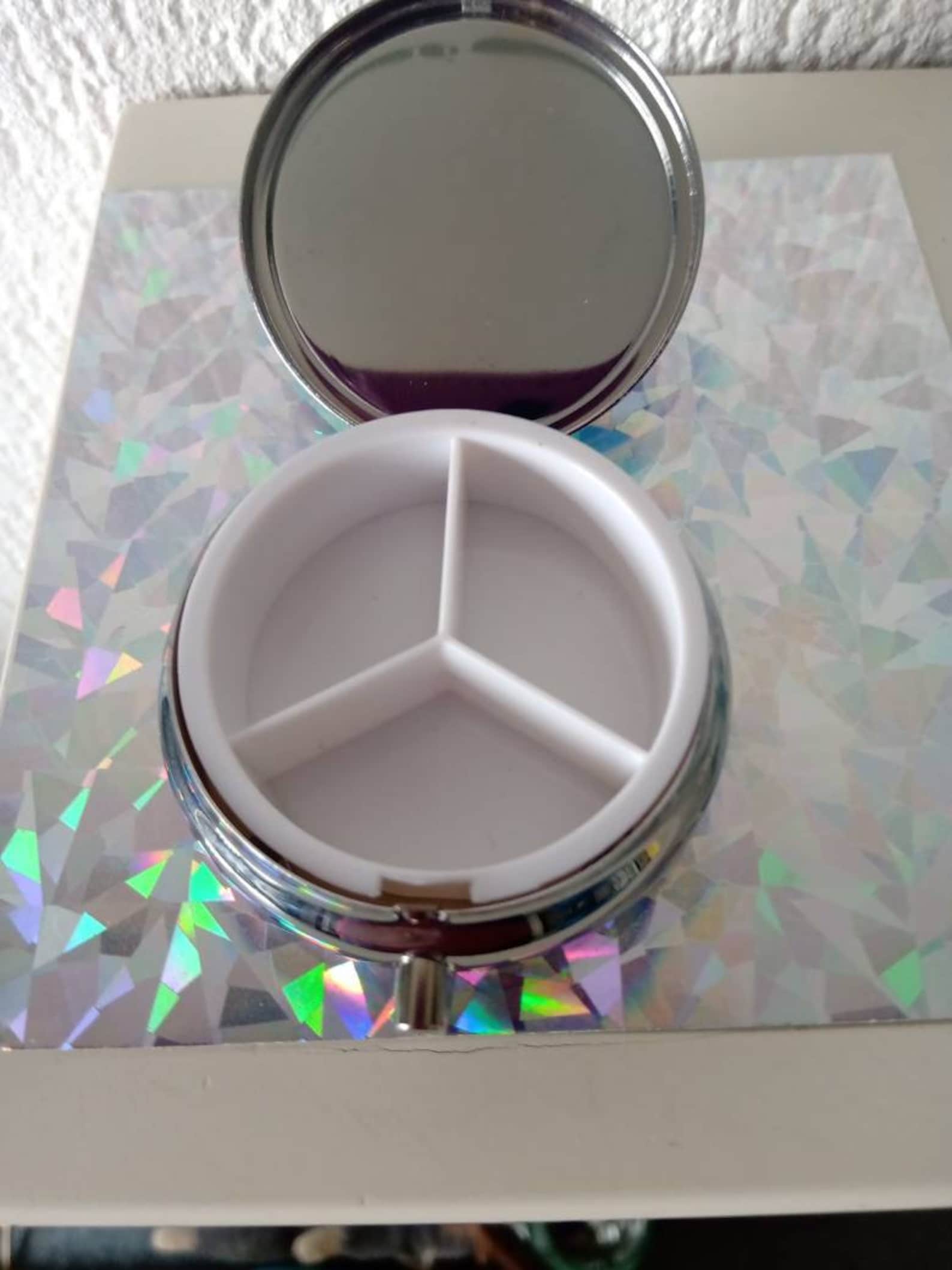 Fused Glass Pill Box for Purse. Etsy