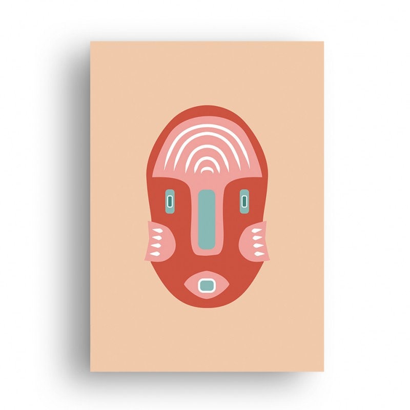 Affiche Moyenne et Grande, Masque 1, Tiki Vibe