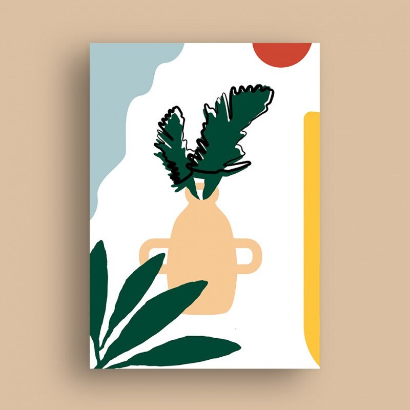 Affiche Moyenne et Grande, Minimal Vase