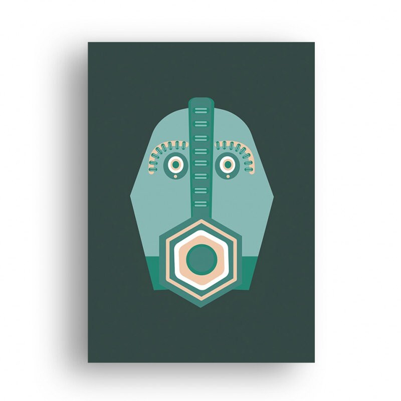 Affiche Moyenne et Grande, Masque 2, Tiki Vibe