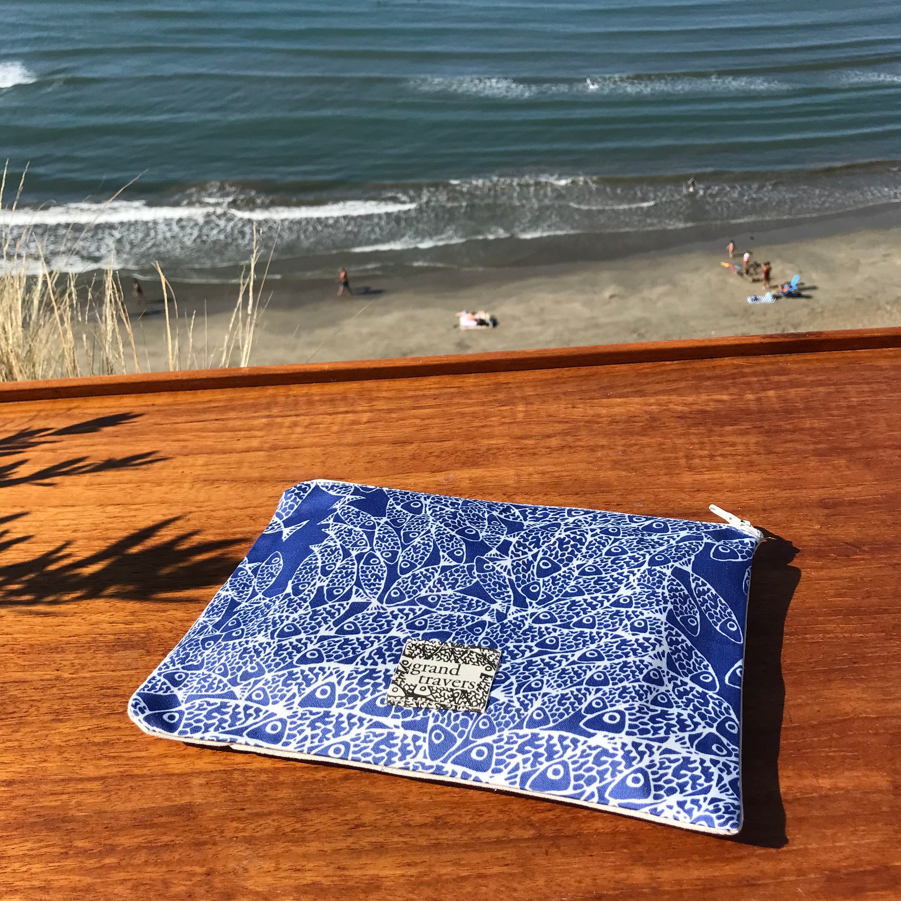 Pochette Trousse Zipp e Tissu En Coton Made in France Etsy