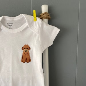 DOG LOVERS embroidery onesies / new born gift / PICK your dog breed / baby shower gift / Baby gift / family gift / embroidery
