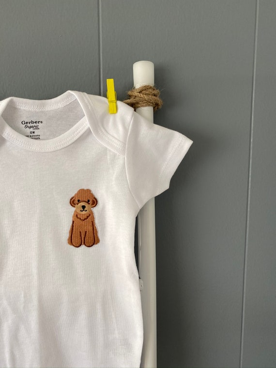 DOG LOVERS embroidery onesies / new born gift / PICK your dog breed / baby shower gift / Baby gift / family gift / embroidery