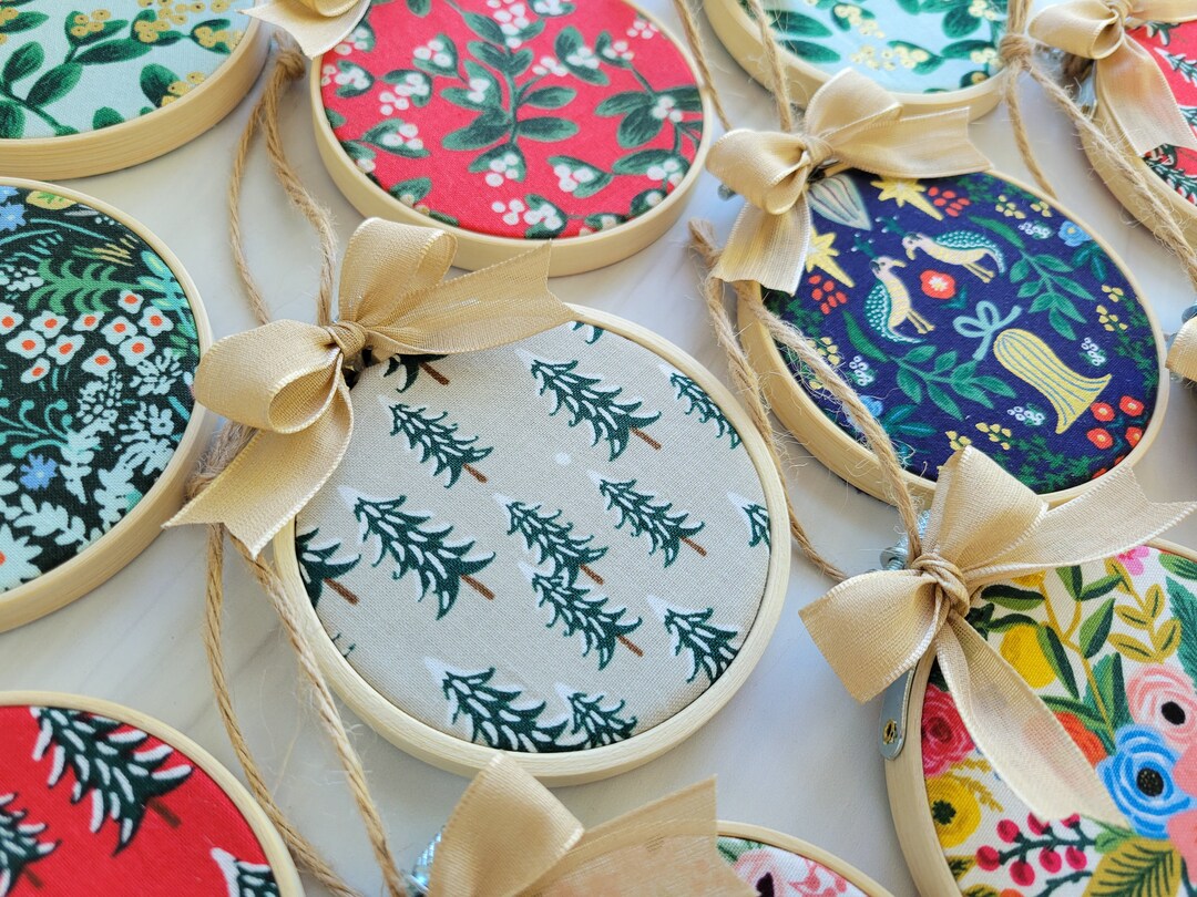 Rifle Paper Co Christmas Ornaments, Modern Holiday Ornaments, Rifle