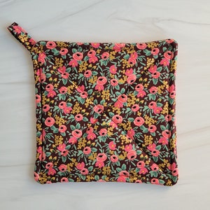 NEW! Handmade Rifle Paper Co Pot Holder, Rifle Paper Potholder, Spring Kitchen Decor, Easter Decor, Rosa Pot Holder, Mother's Day Gift