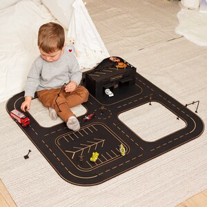 Engraved Racetrack Toy Kids Wooden Toy Wooden Road Track - Etsy