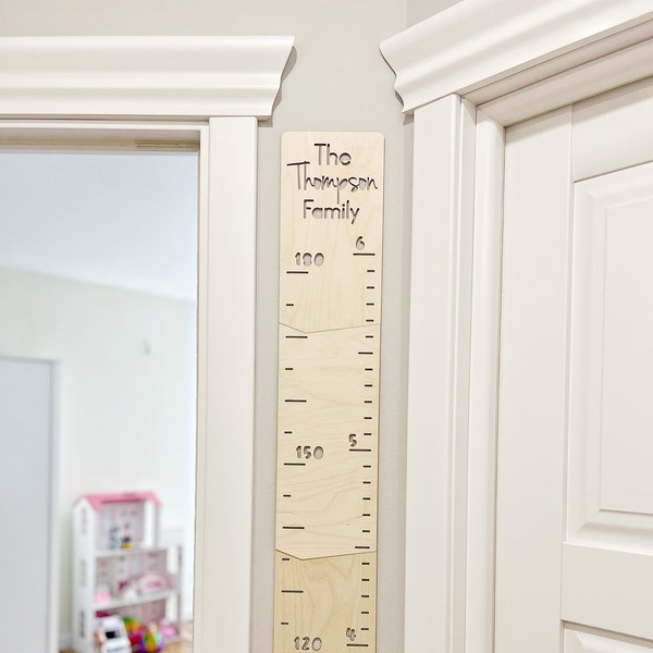 Wooden Growth Chart Etsy