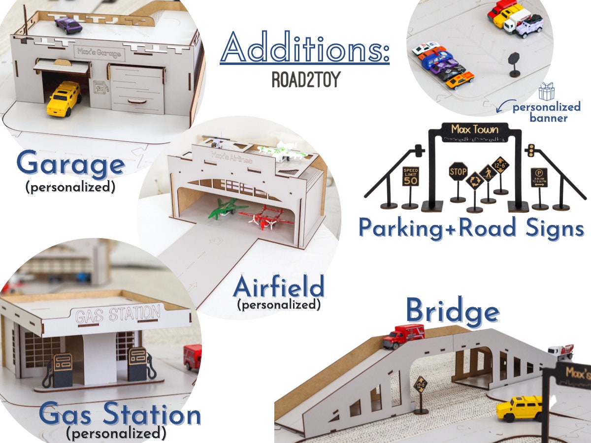 Wooden Car Track Toddler Gift for Kids Birthday Boy - Etsy