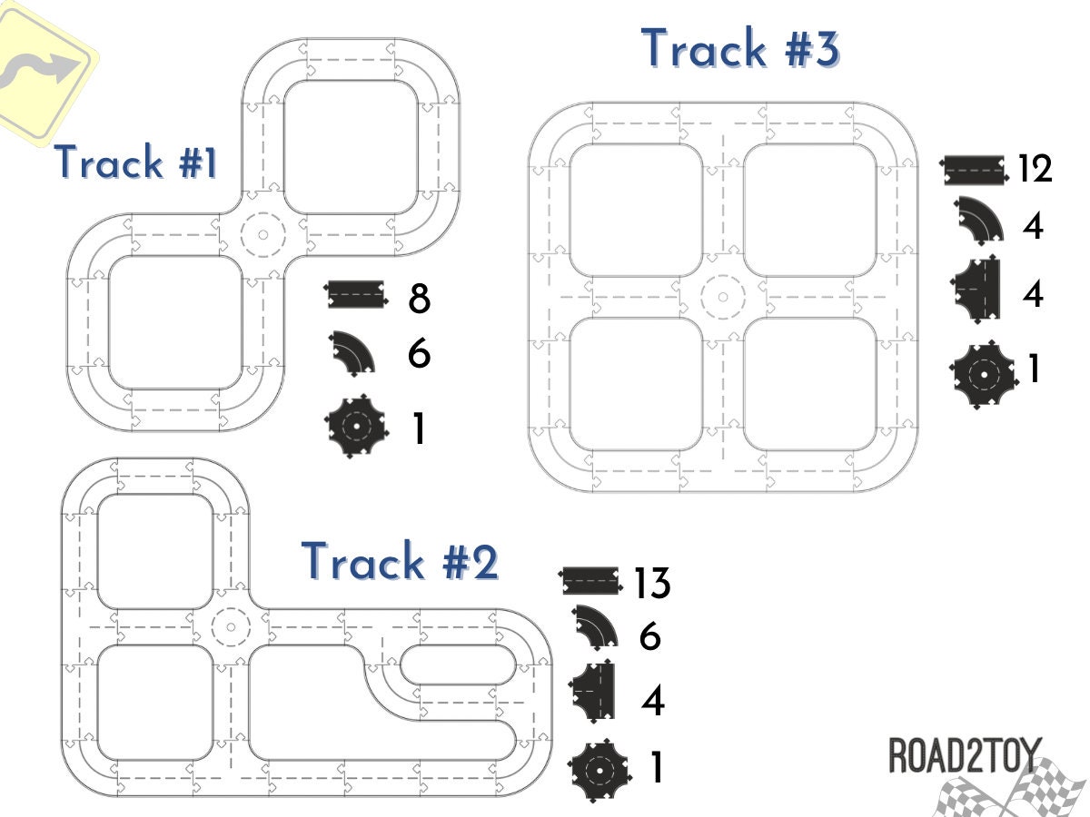 Wooden Car Track Toddler Gift for Kids Birthday Boy Etsy