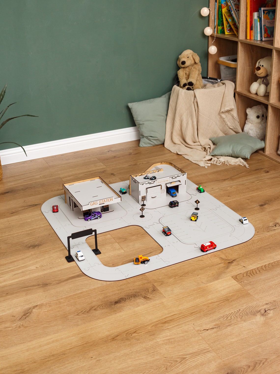 Wooden Car Track Toddler Gift for Kids Birthday Boy - Etsy