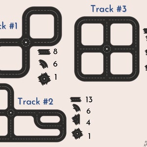 Pista de carretera de coche de madera, regalo de cumpleaños personalizado, regalo para niños, regalo para niños pequeños, juguetes de madera, regalos de Navidad para niños, Montessori imagen 3