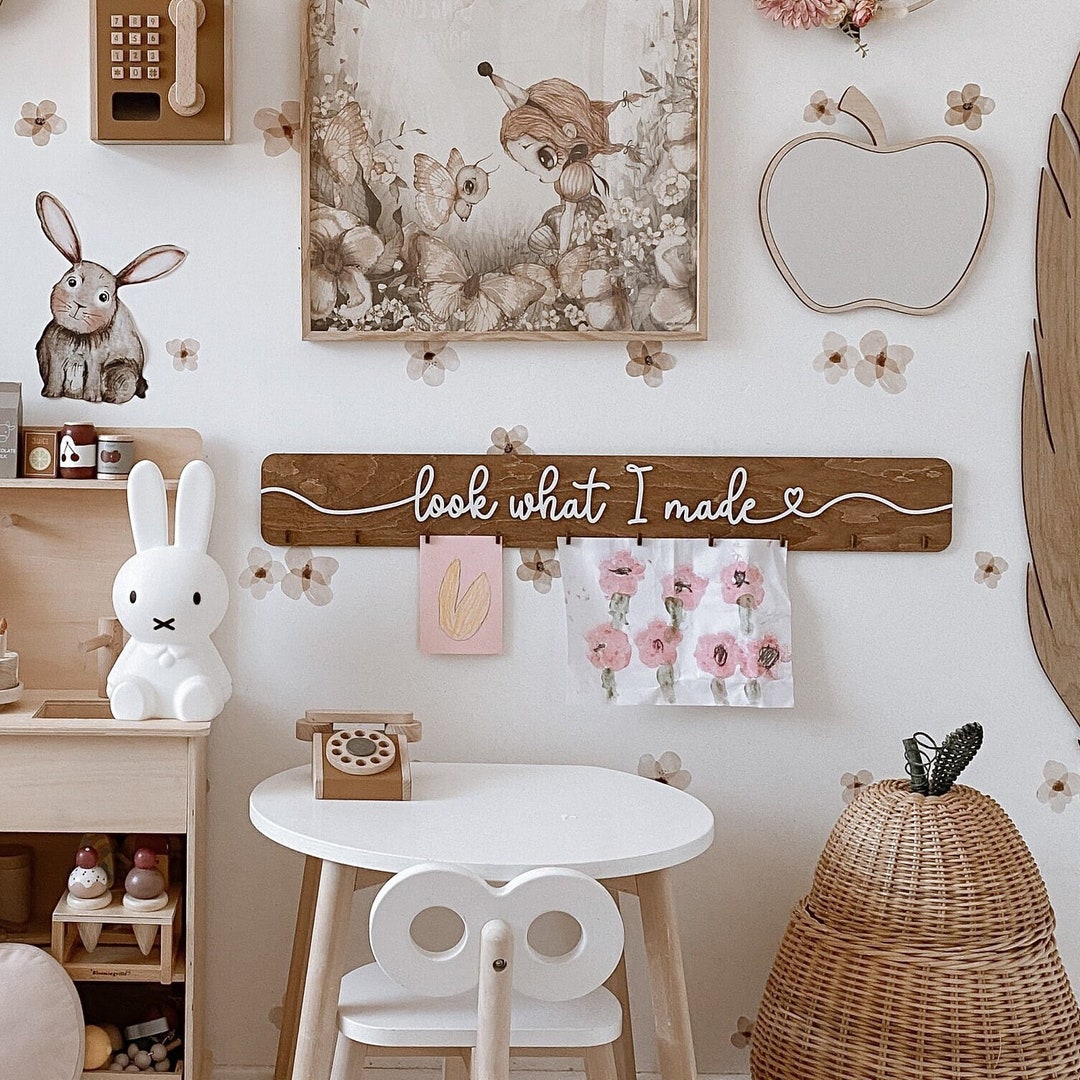 Personalized Look What I Made Sign Playroom Name Sign Child Etsy