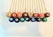 Pool Billiard Ball Ceiling Fan and Light Pulls 