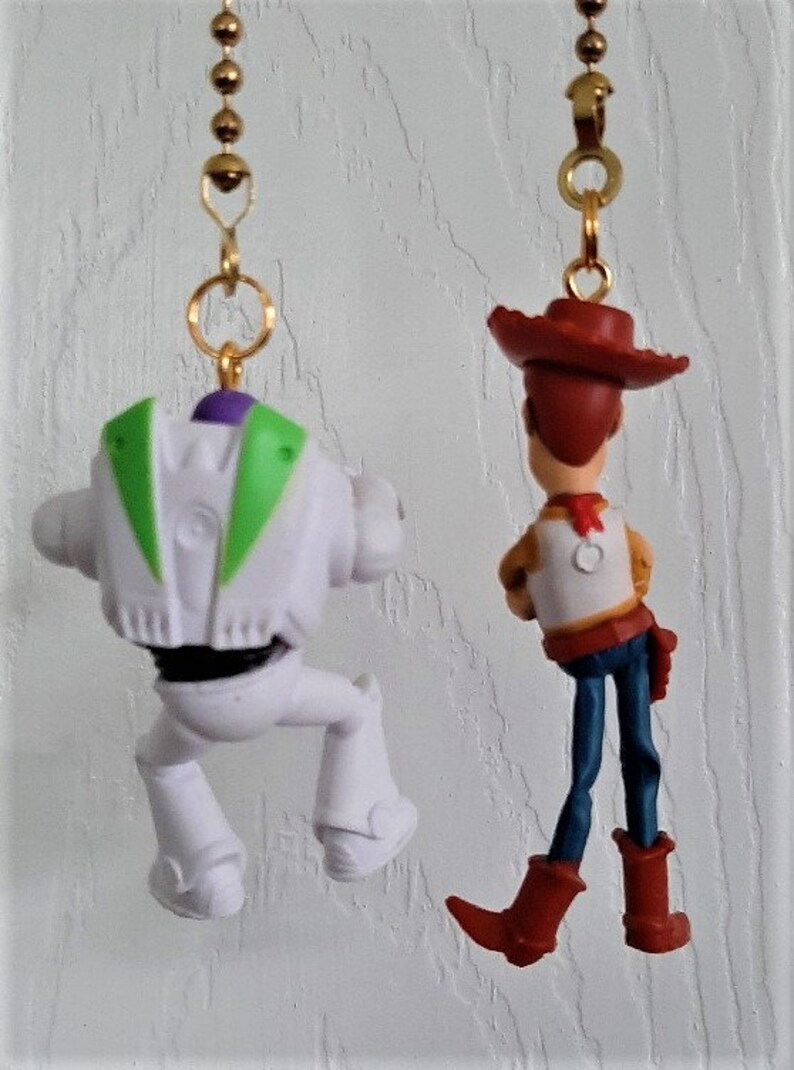Buzz Lightyear & Woody Toy Story Ceiling Fan and Light Pulls Etsy