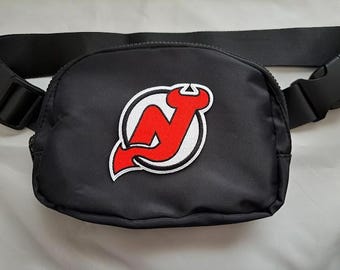 New Jersey Devils Fanny Pack, Crossbody Bag, Shoulder Bag, Belt Bag, Hockey