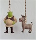 Shrek & Donkey Ceiling Fan and Light Pulls DreamWorks 
